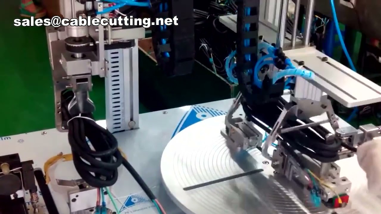 Máquina Automática para Bobinar y Atar Cables Eléctricos