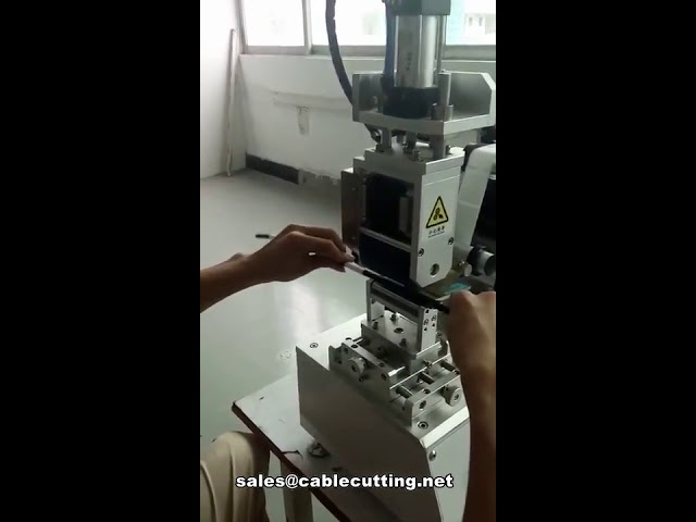Máquina etiquetadora automática para alambre enrollado en círculo - Equipo de marcado industrial