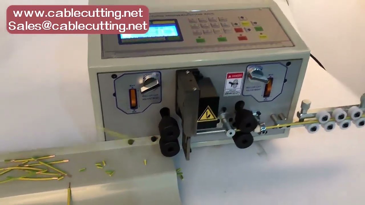 Máquina peladora, pelacables y cortadora de alambre de precisión