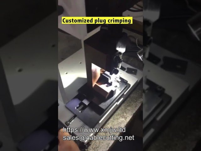 Máquina de crimpado semiautomática WPM 2000 para terminales de alambre de cobre