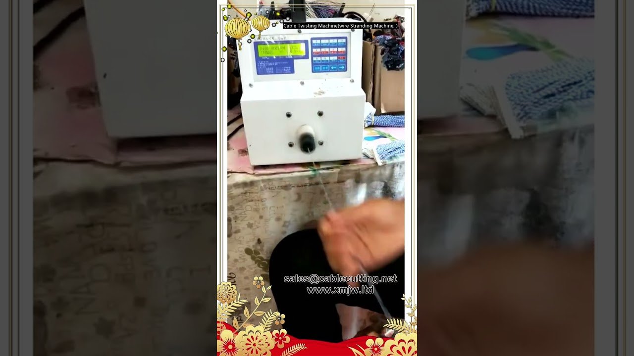 Máquina Trenzadora de Cables y Alambres Automática | Alta Velocidad y Precisión