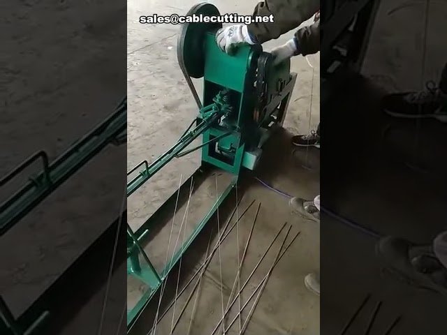 Máquina de Corte y Enderezado de Acero Inoxidable | Equipo de Enderezado Metálico Industrial