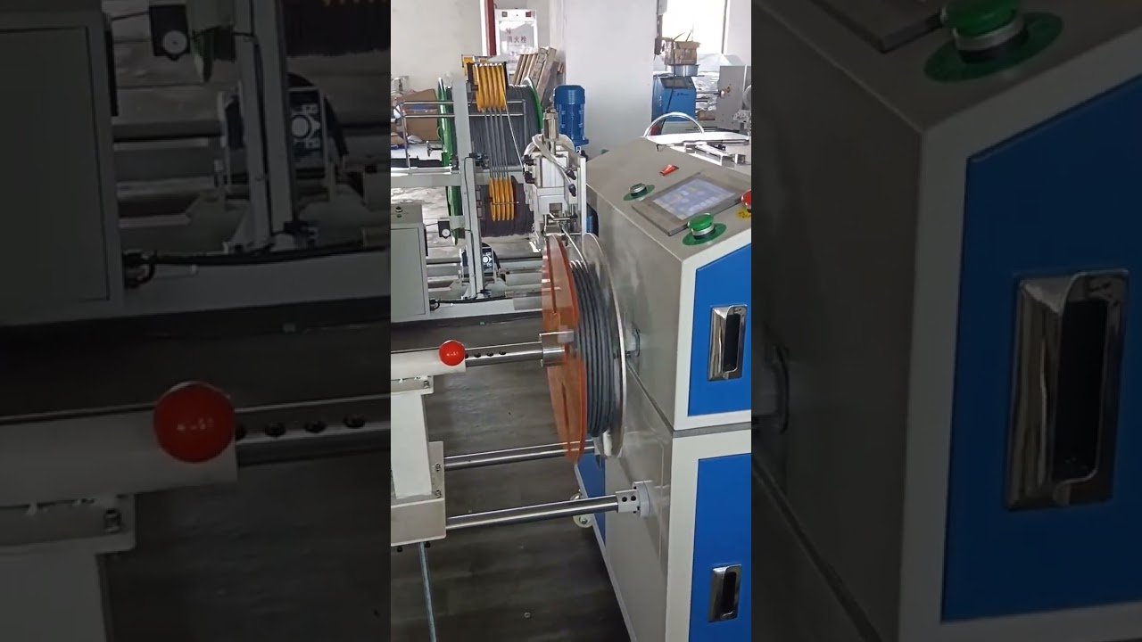 Máquina Automática de Contar, Travesar, Cortar y Bobinar Cable con Desbobinador de 500kg para Cable de 1mm