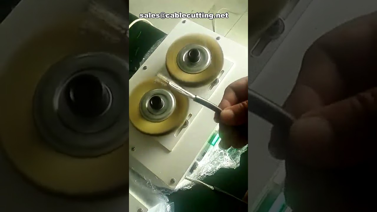 Máquina de Trenzado y Cepillado para Cables Blindados - Alta Eficiencia