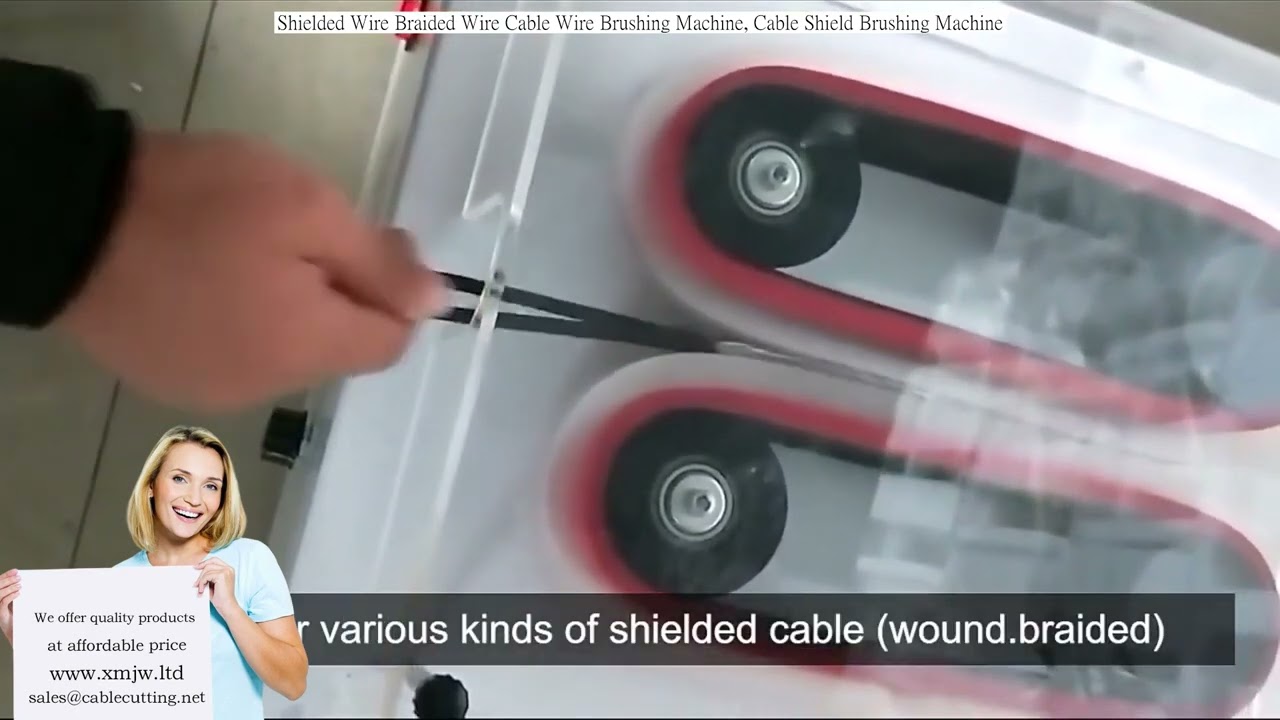 Máquina Cepilladora de Cables Blindados y Trenzados – Equipo para Cepillado de Blindaje