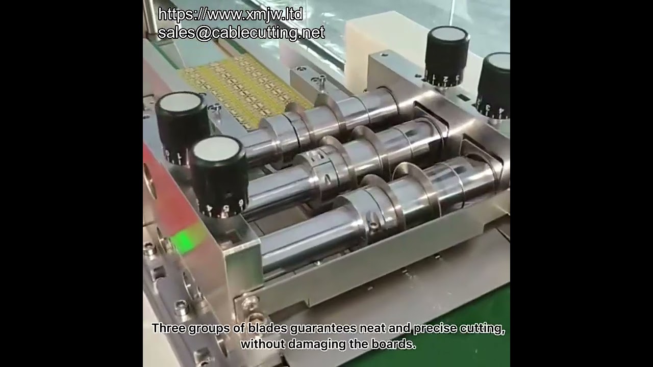 Máquina Despanelizadora de PCB con Múltiples Cuchillas para Placas FR-4 y LED con Ranura en V