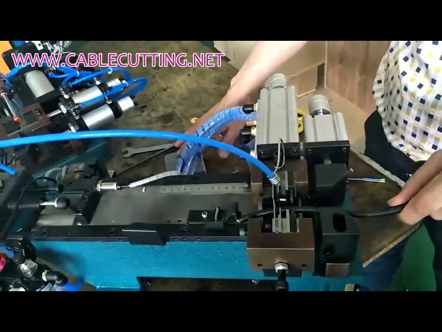 Máquina pelacables multiconductor: pelado automático de cubierta exterior e interior