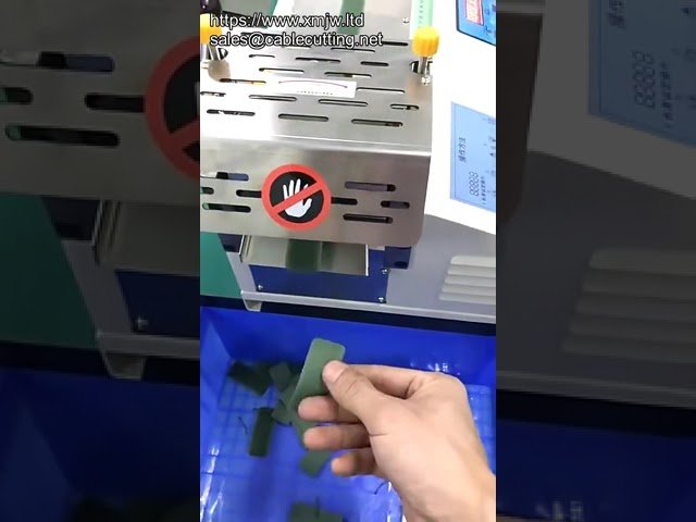Máquina automática de corte de cinta de gancho y bucle (velcro) con perforación para celofán