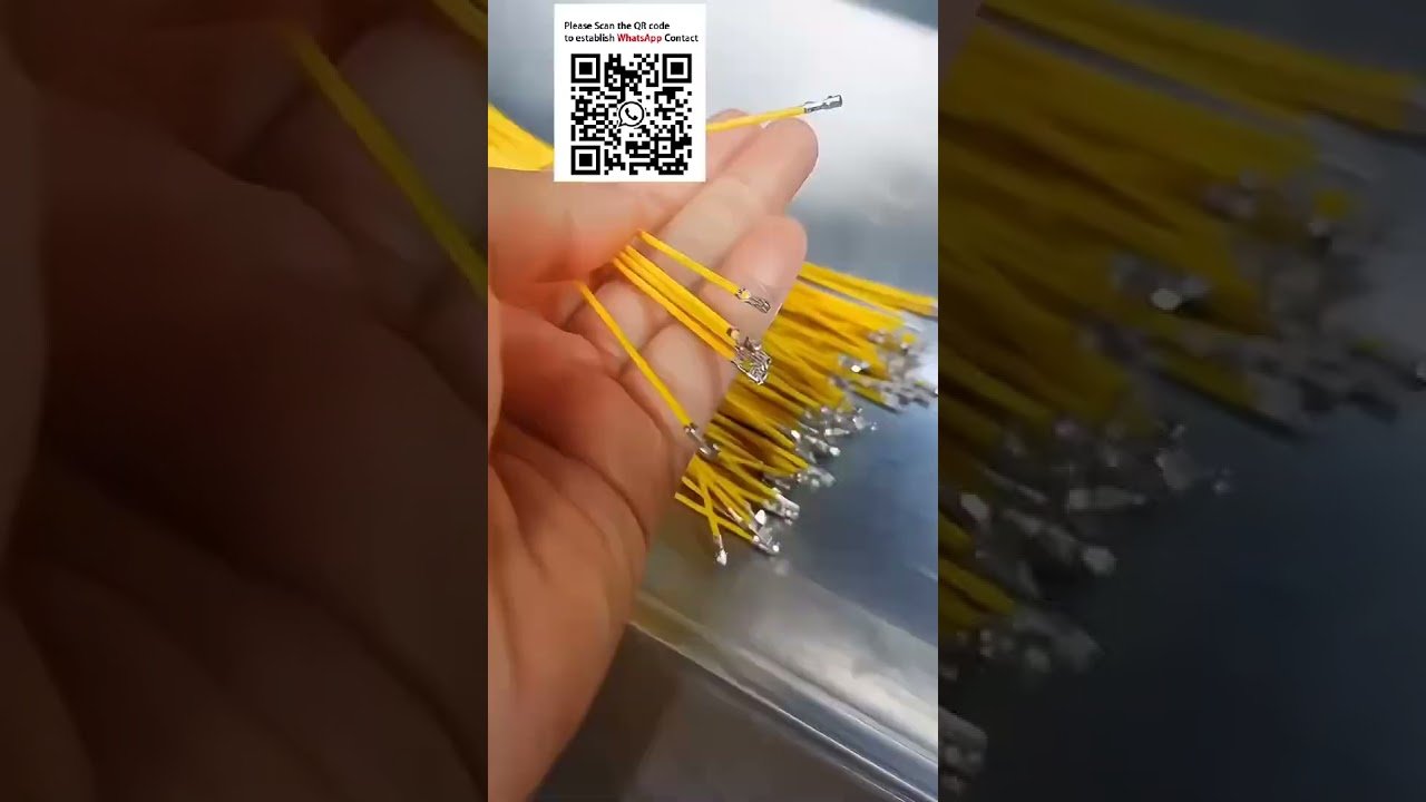 Máquina Automática de Procesamiento de Cables: Corte, Pelado y Crimpado | Automatización de Producción