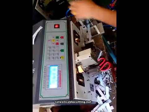 Máquina cortadora de cable plano y pelacables automático | Procesamiento eficiente
