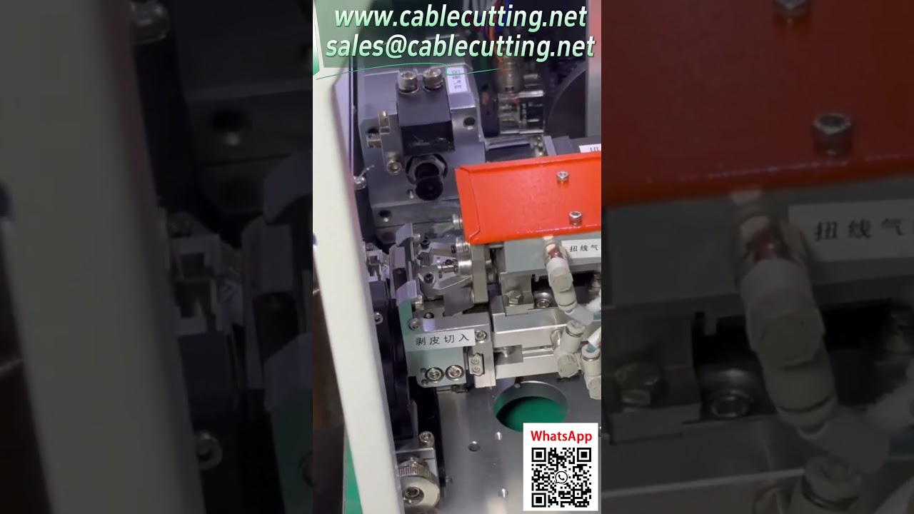 Máquina de crimpado automática para terminales tubulares | Crimpado cuadrado perfecto #equiposdeautomatización