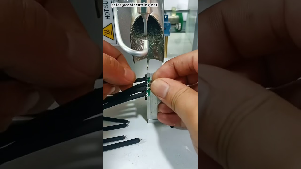 Máquina de Soldadura Semiautomática para Soldadura de Ramas de Power Bank