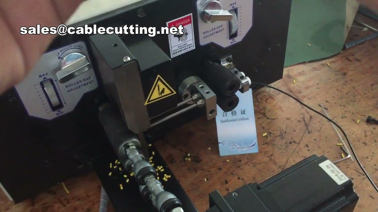 Máquina automática para pelar y trenzar cables | Procesamiento industrial eficiente