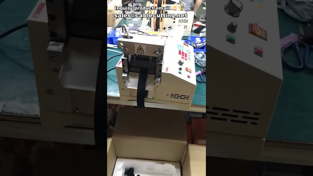 Máquina cortadora de bandas elásticas y de goma de alta precisión para automatización industrial