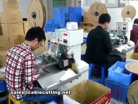 Máquina semiautomática de crimpado para cable plano: precisión y eficiencia industrial