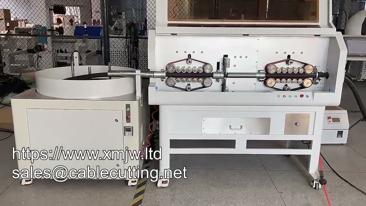 Alimentador Automático de Bobina para Cables Grandes | Máquina Cortadora-Peladora 150mm²