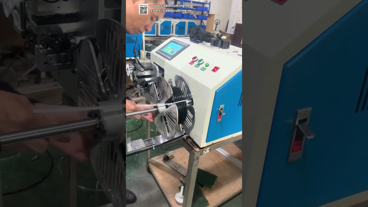 Máquina Industrial de Conteo de Metros, Corte, Bobinado y Enrollado Automático