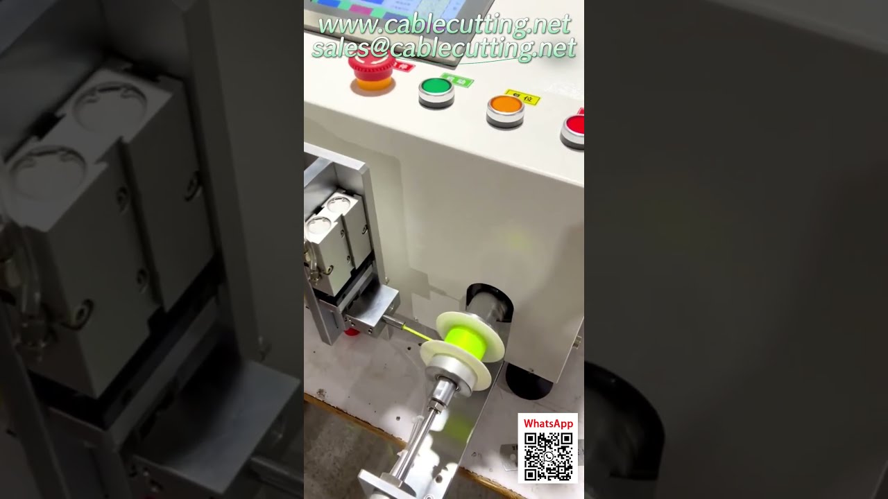 Máquina Automática de Bobinado de Cables con Medición Precisa y Corte Automático