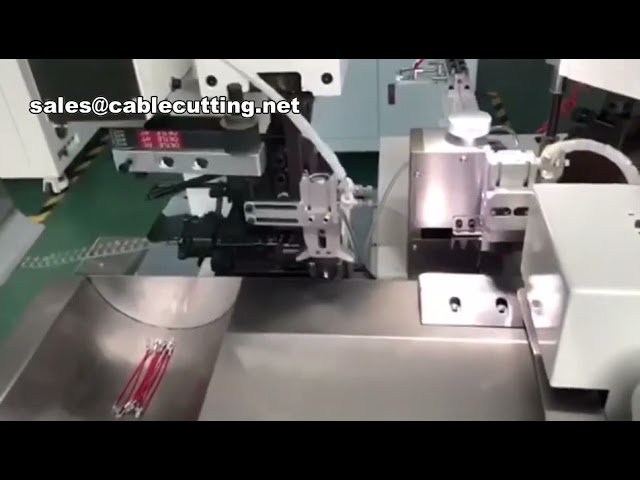Máquina Automática de Corte, Pelado y Crimpado de Cables con Terminales Molex de Doble Extremo