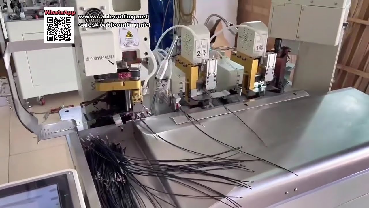 Máquina Inteligente 2 en 1 de Crimpado de Terminales para Líneas de Fabricación de Arneses