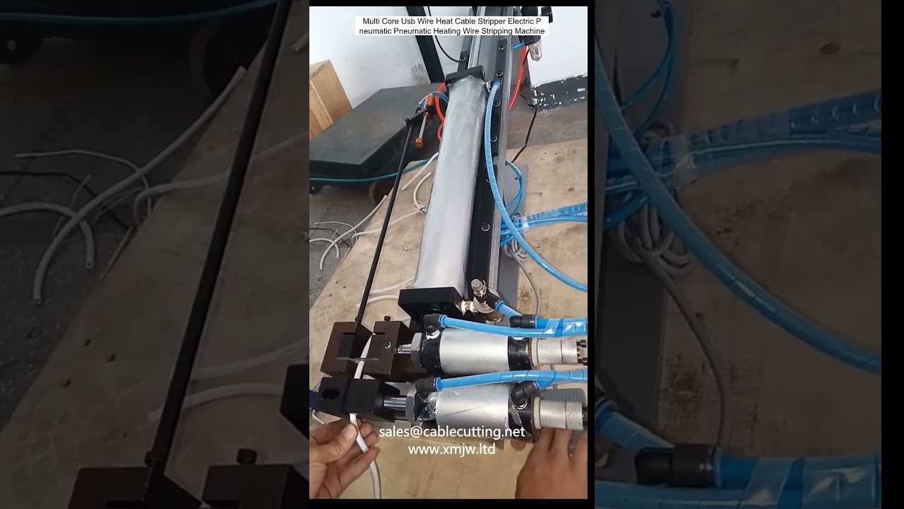 Máquina Peladora de Cables Eléctrica y Neumática para Cables Multinúcleo y USB