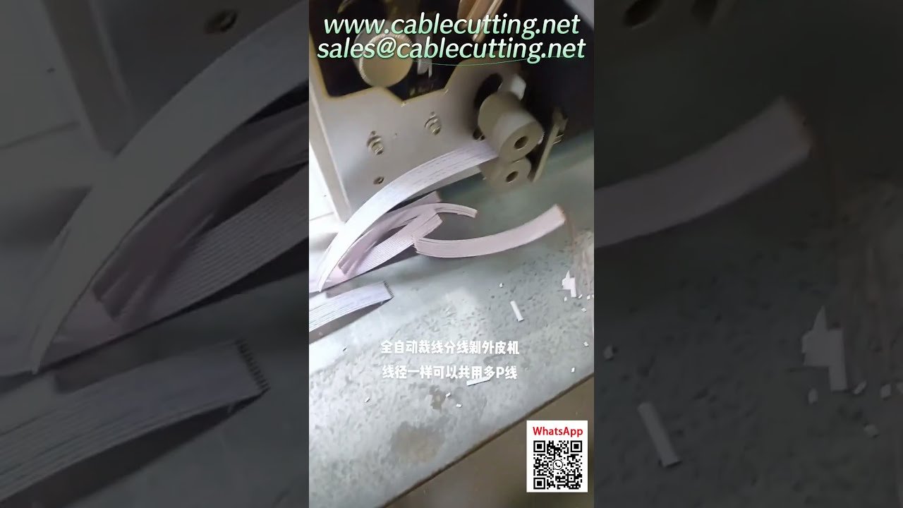 Máquina Automática de Corte y Pelado de Cables de Cinta - Sistema de Enrollado y Embalaje