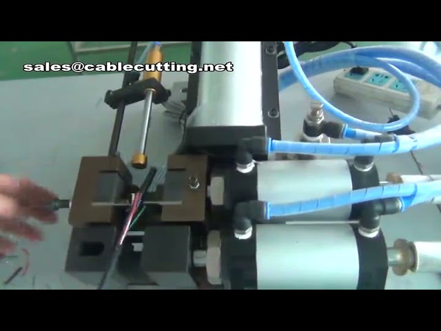 Máquina Pelacables Neumática | Peladora de Cables Eléctrica Profesional para Automatización Industrial