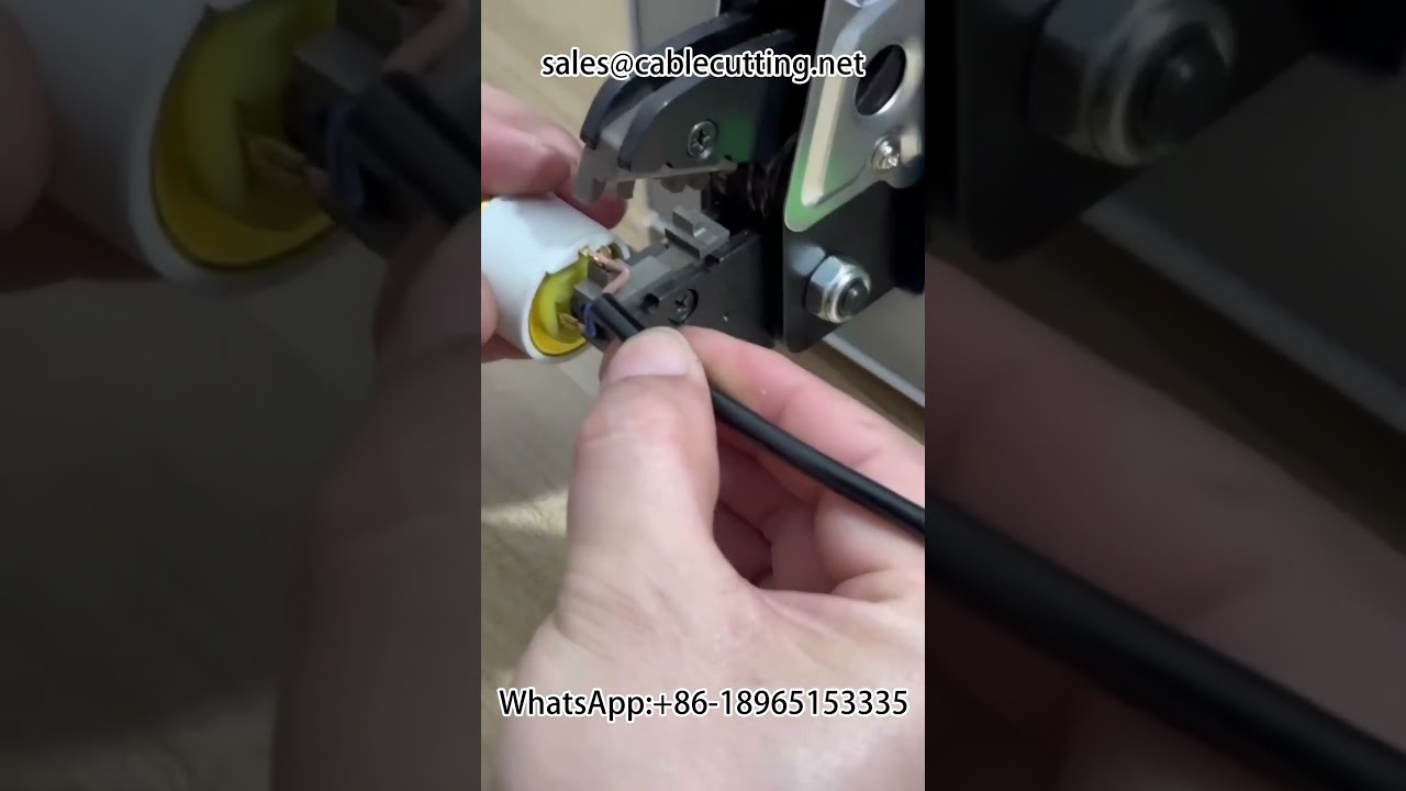 Máquina crimpadora eléctrica para terminales cuadrados de 0,25 a 16 mm²