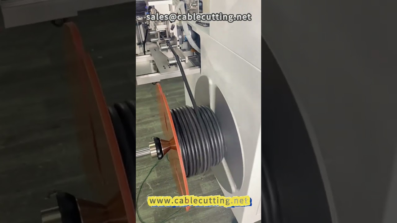 Máquina bobinadora de cables y alambres | Bobinado industrial eficiente #bobinadora #cables #alambres #procesamientodecables