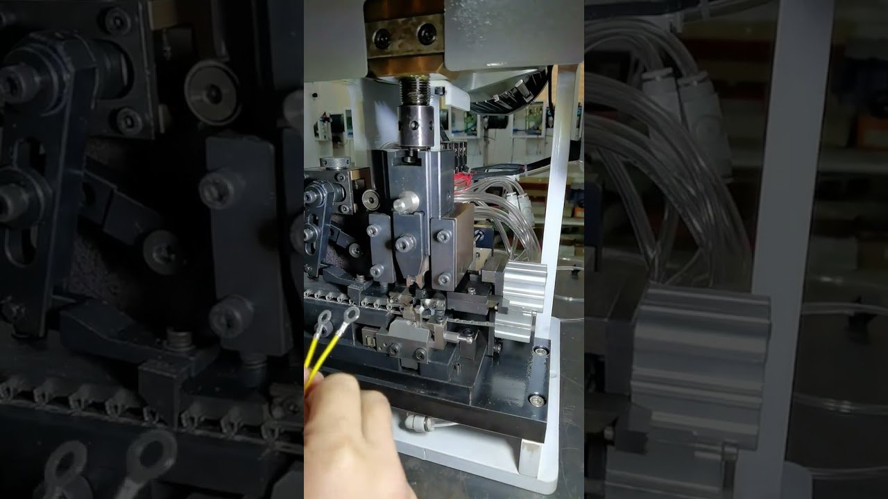Fabricante de Máquina de Terminales de Tira Continua: Equipo Real en Fábrica #maquinaria #herramientas