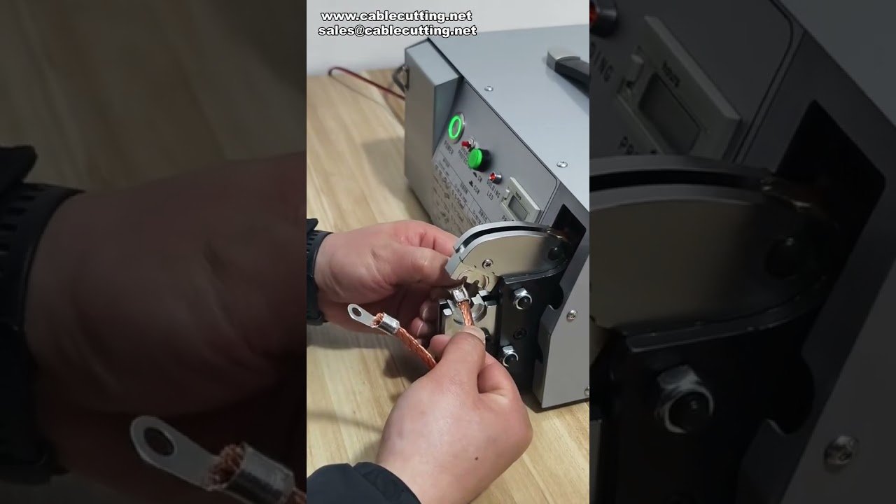 Prueba real de crimpado con terminales suministrados por el cliente