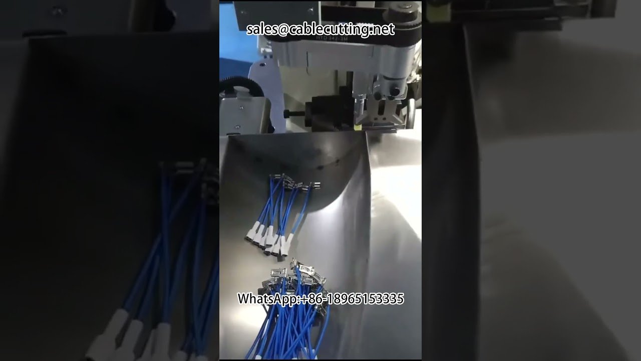 Máquina automática de terminación de doble cabezal con peladora de funda resistente al desgaste | Equipo de arneses