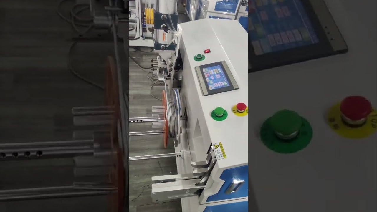 Bobina de Cable de Acero Rápida y Precisa con Corte Automático