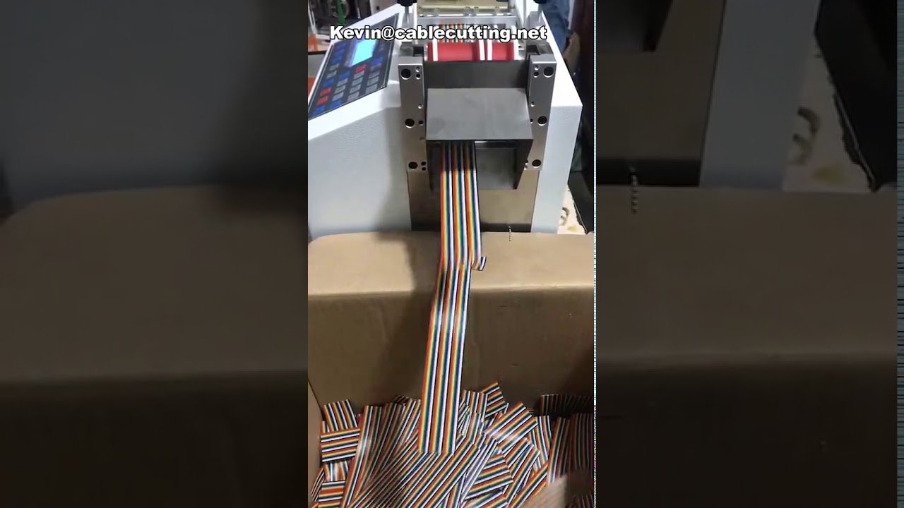 Cortadora Automática de Cable de Cinta Plana - Máquina de Corte Totalmente Automática