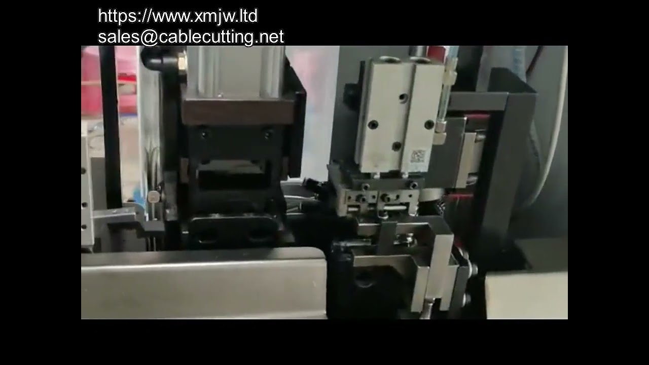 Máquina de corte, pelado y crimpado de cables totalmente automática | Crimpado de terminales