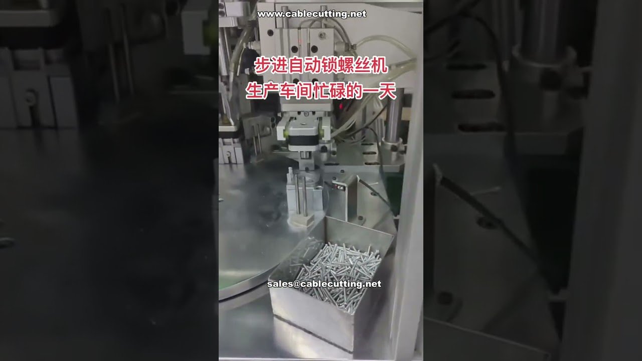 Máquina Automática de Atornillado con Accionamiento por Paso | Taller de Producción Activo