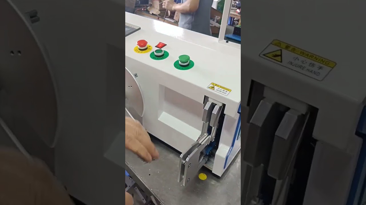 Máquina Automática de Conteo, Recorrido, Corte, Bobinado y Atado de Cables - Medición Precisa