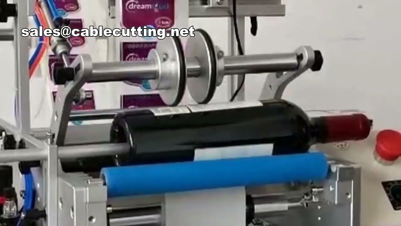 Máquina Etiquetadora para Botellas Redondas: Etiquetado Frontal y Posterior con Doble Etiqueta