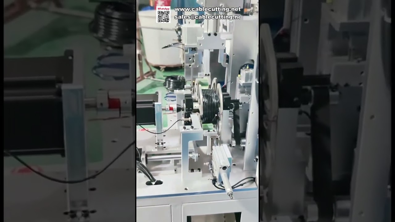 Máquina Totalmente Automática de Conteo, Corte, Bobinado y Atado de Cables