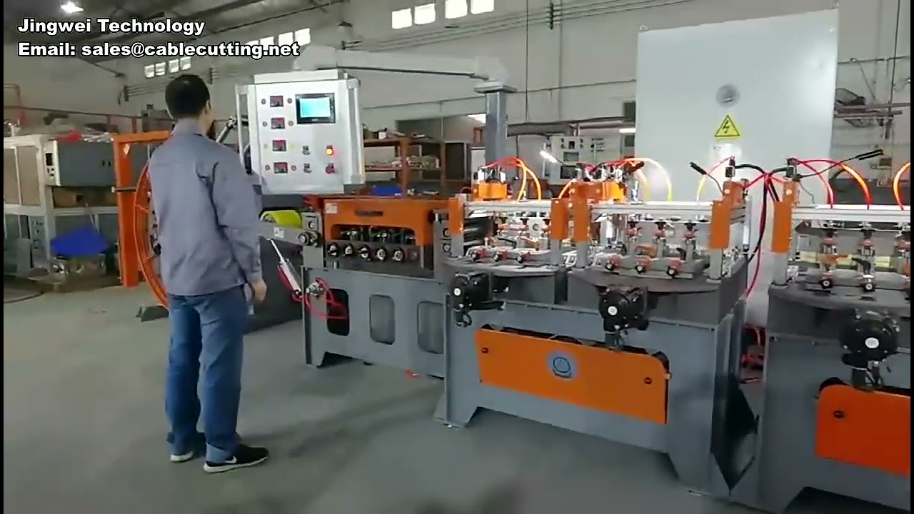 Máquina formadora de alambre hidráulica de 5 estaciones | Equipo de recorte y conformado automático