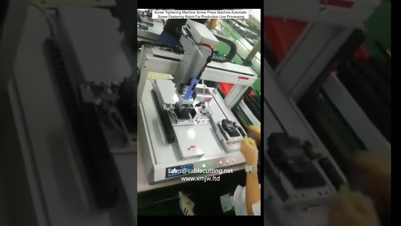 Robot Atornillador Automático de Precisión para Línea de Producción | Máquina de Tornillos Eficiente