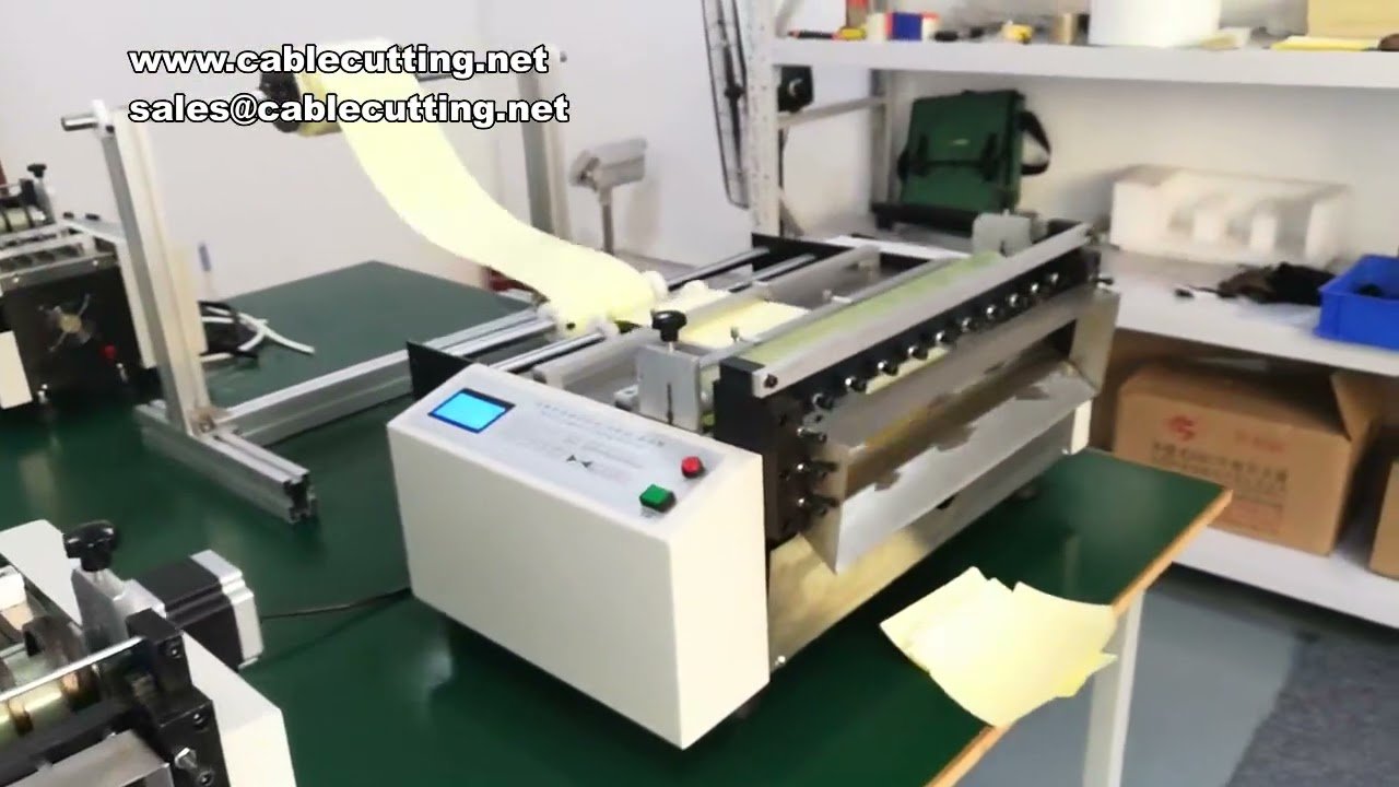 Máquina cortadora automática de film PVC, PET y burbuja | Corte preciso para embalaje