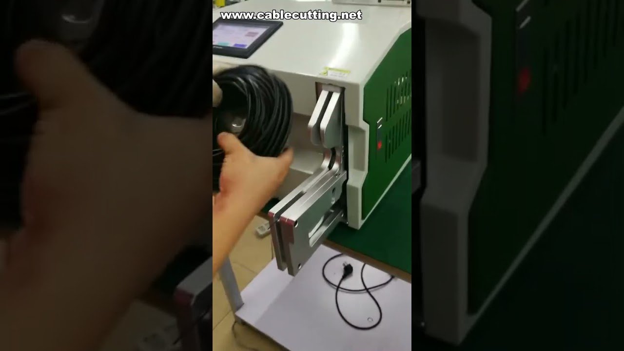 Máquina de Bobinado y Atado de Cables de Alimentación - Eficiente y Automática