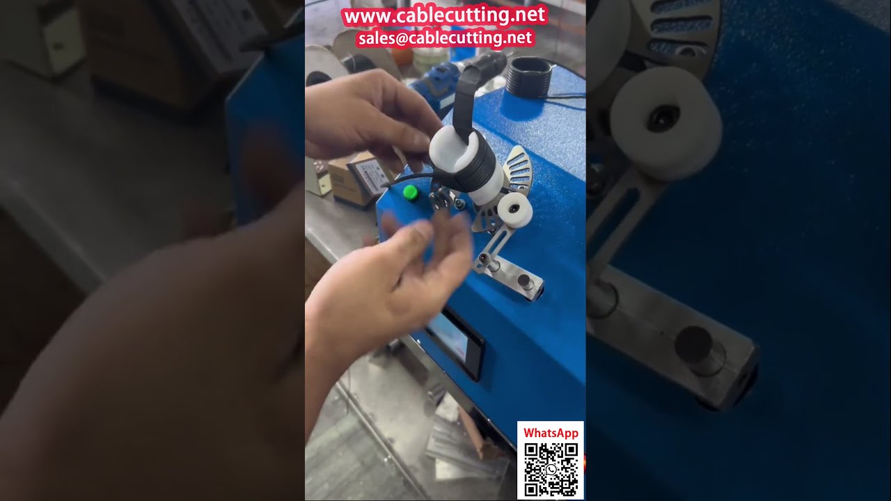 Máquina de bobinado de cables de datos y carga para empaque en tarjeta de papel