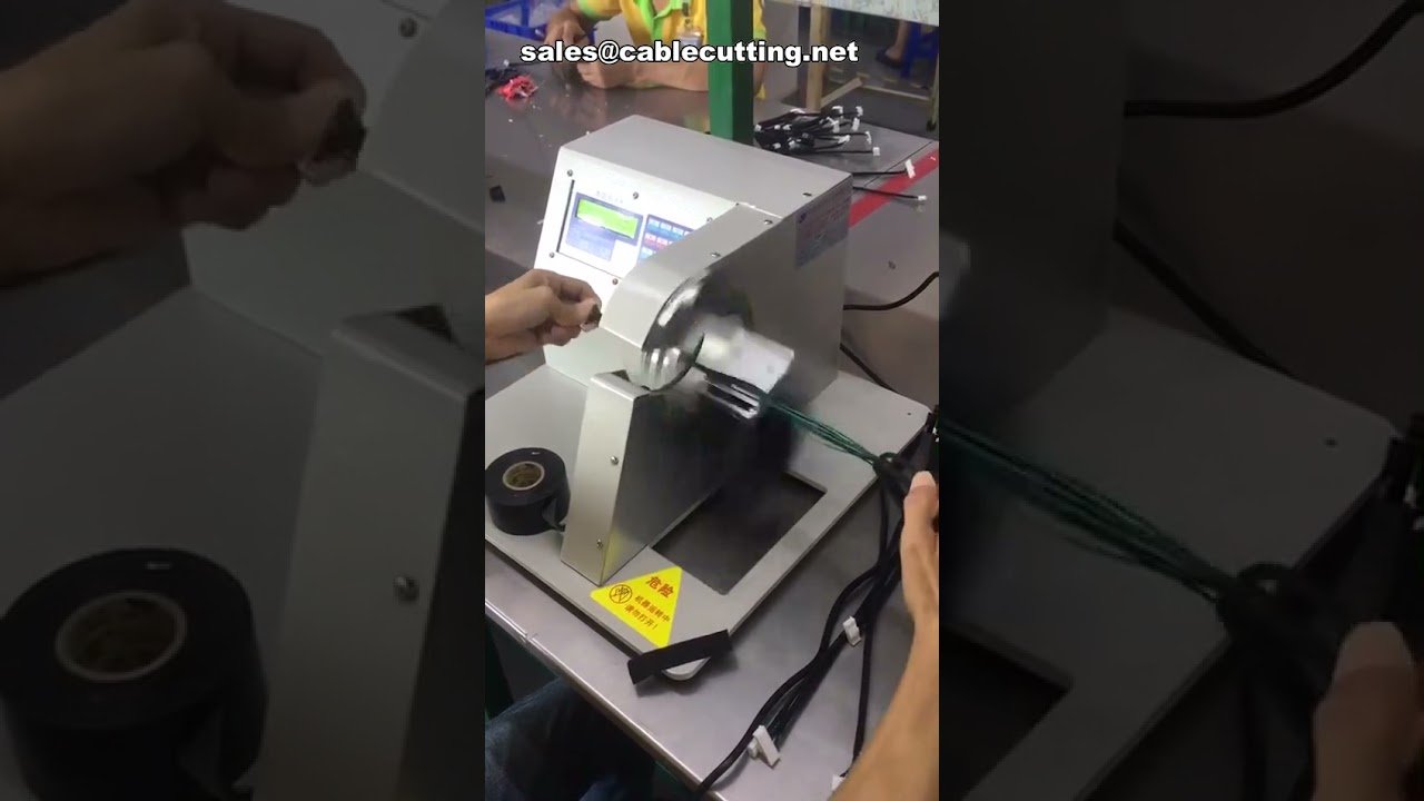 Máquina Envolvedora de Cinta Aislante: Protege y Agrupa Arneses de Cables Automáticamente