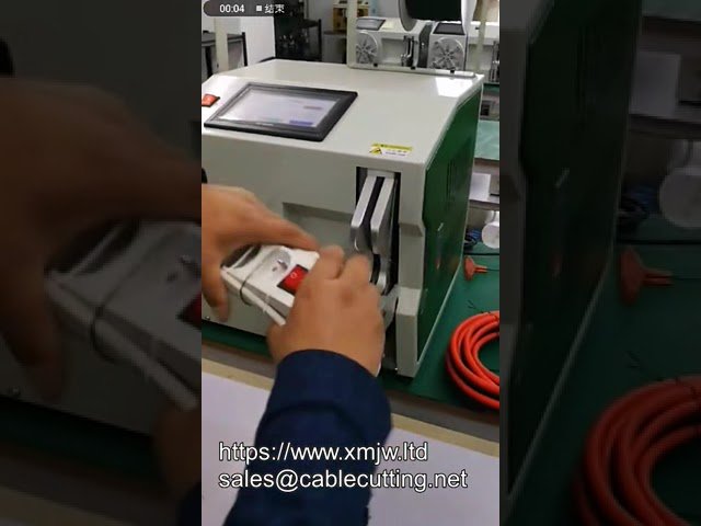 Máquina Automática de Atado y Envoltura de Cables AV con Brida de Cierre para Goma de Silicona