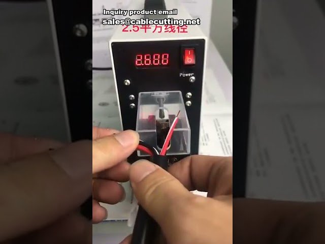 Máquina Peladora de Cables Eléctricos de Alta Precisión | Peladora Automática para Cables