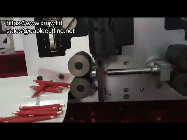 Máquina automática de corte, pelado y crimpado de cables en venta