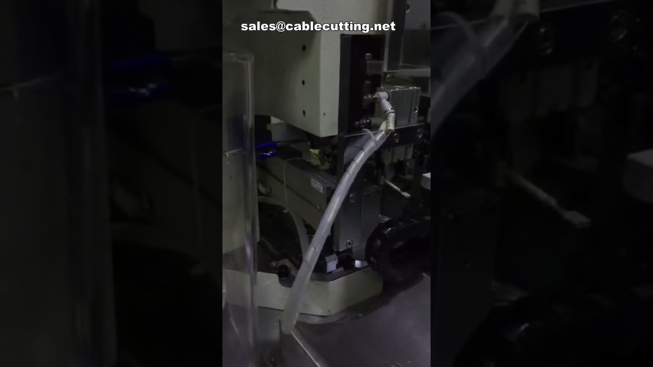 Máquina de crimpado de terminales y corte de cables para termistores - Peladora y crimpadora eléctrica