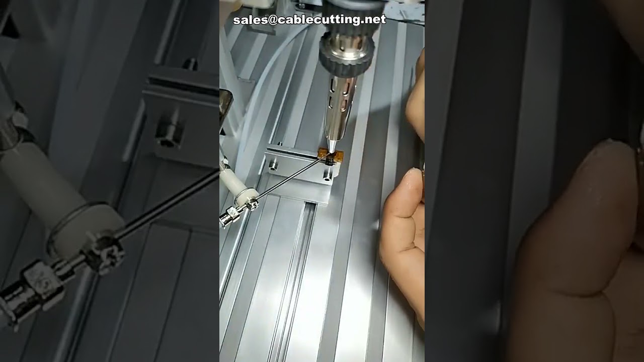 Máquina de soldadura para luces LED, enchufes y conectores DC | Equipo industrial de soldadura